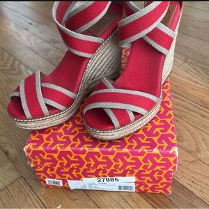 Tory Burch wedge sandals